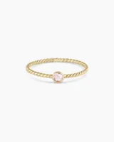 Morganite Crew Ring