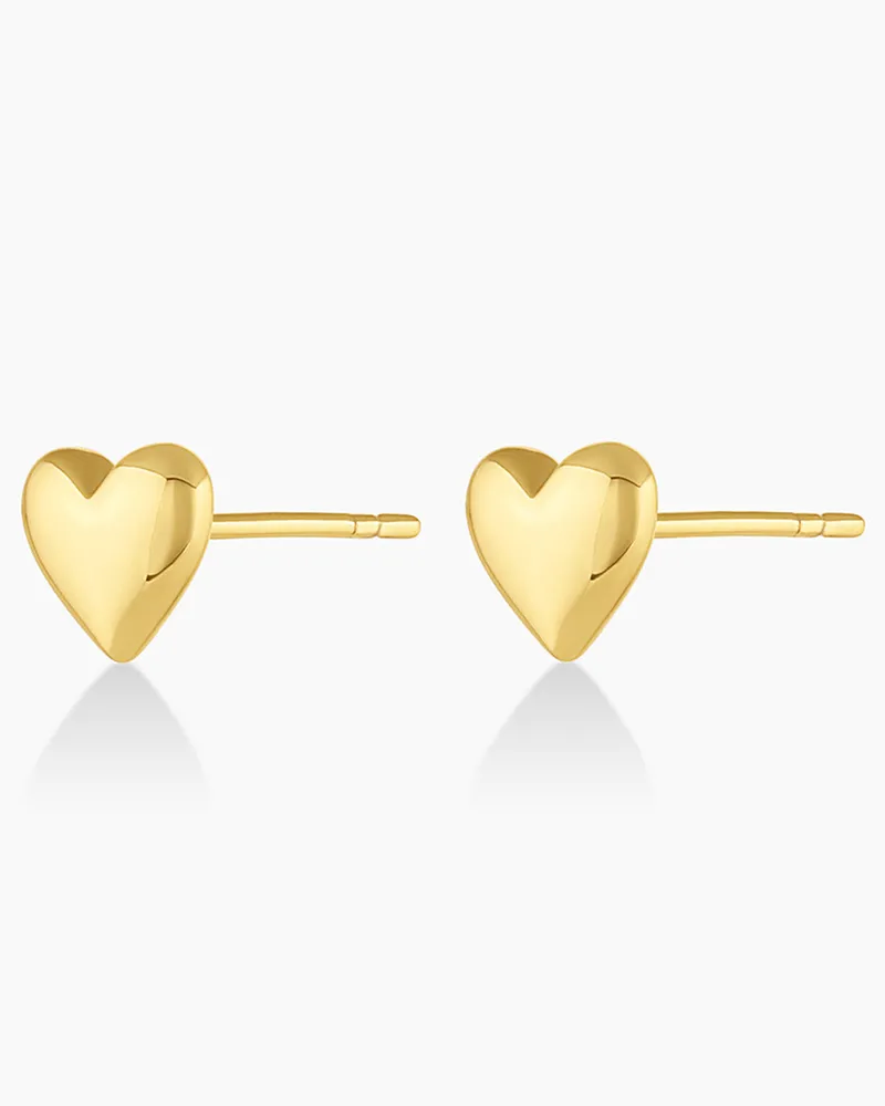 Lou Heart Studs