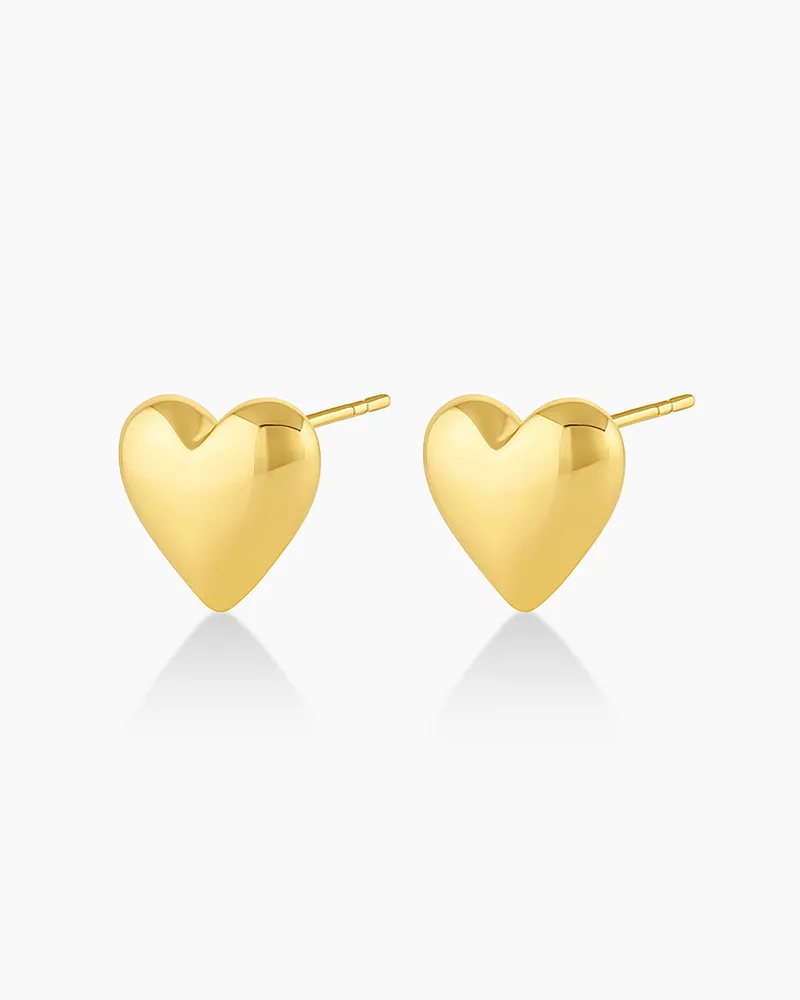 Lou Heart Large Studs