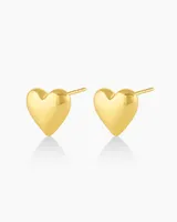 Lou Heart Large Studs