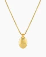 Lou Tag Pendant Necklace