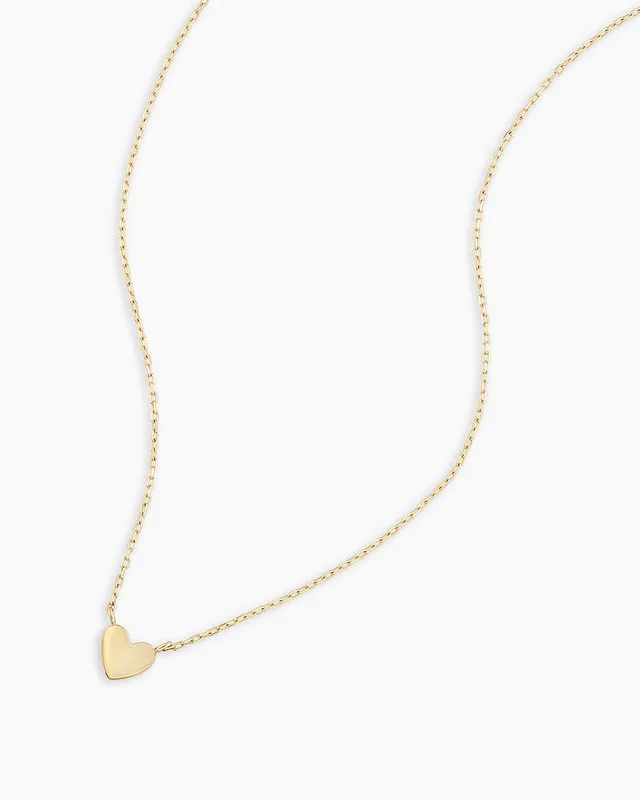 Heart Necklace in 14K Solid Gold, Women's by Gorjana