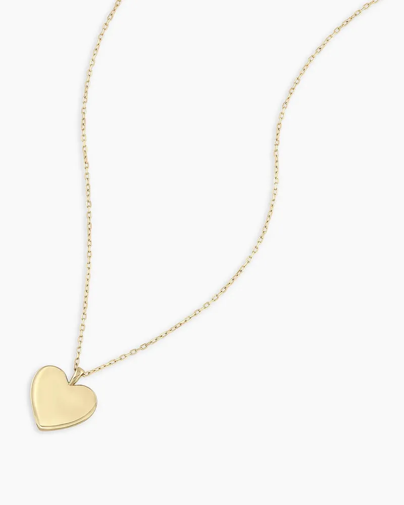 14k Gold Heart Necklace