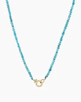 14k Gold Mini Turquoise Necklace