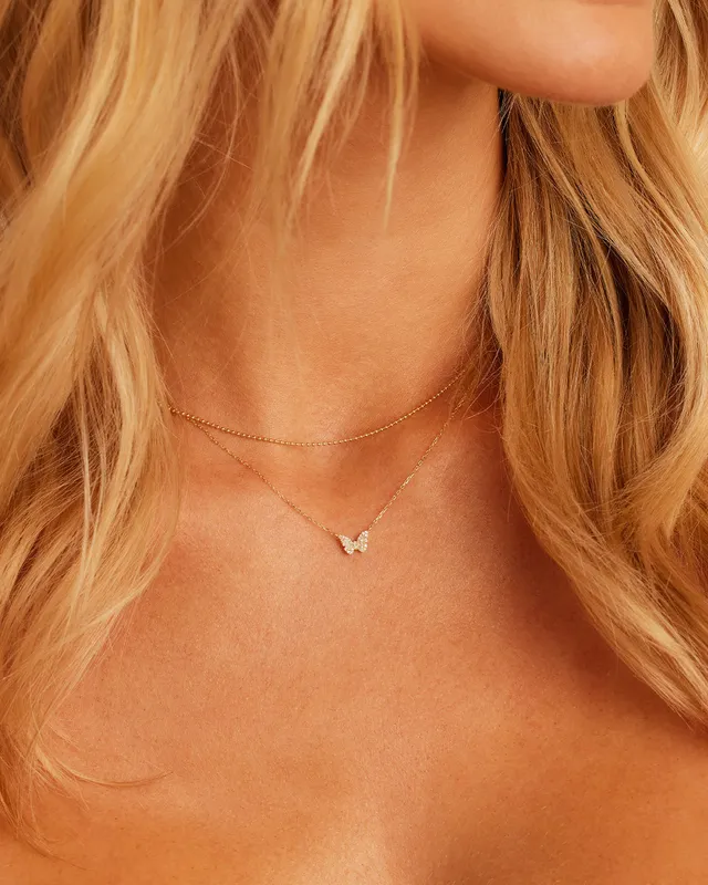 Gorjana Amara Solitaire Necklace 2025