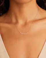 Diamond Taner Bar Necklace