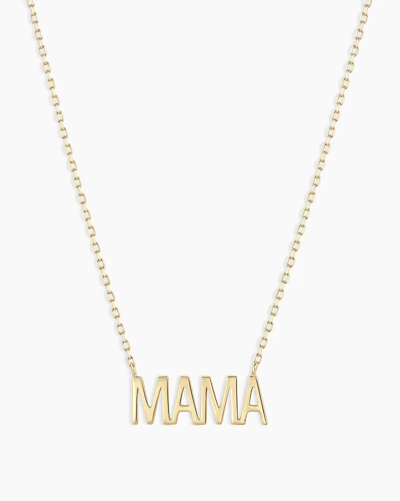 14k Gold Mama Necklace