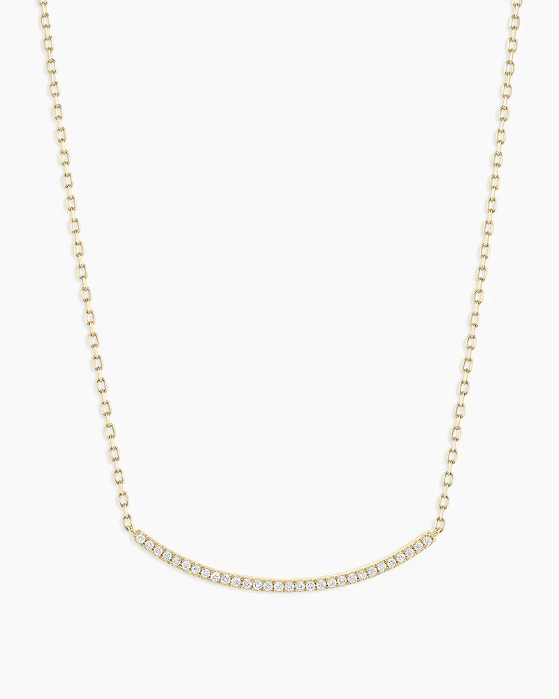 Diamond Taner Bar Necklace