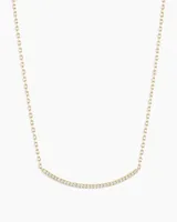 Diamond Taner Bar Necklace