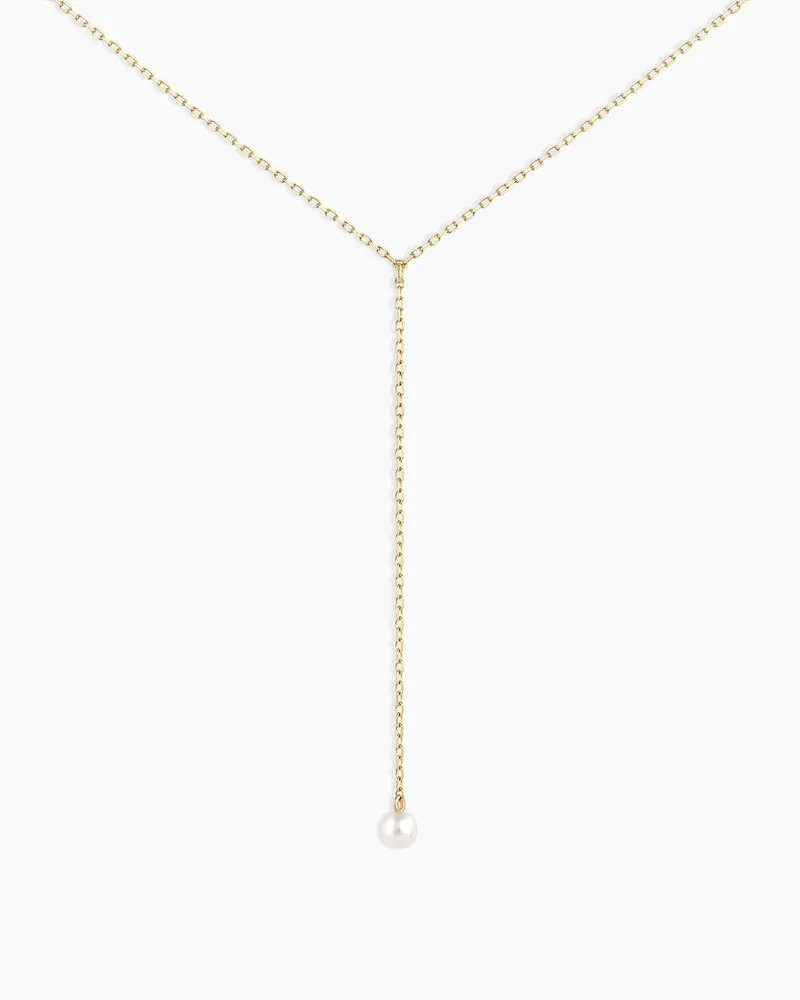 Pearl Lariat Necklace