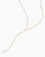 Pearl Lariat Necklace