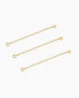 3 in. Necklace Extender Set of