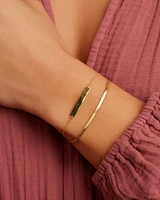 Bespoke Plate Adjustable Bracelet (gold)