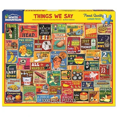 Things We All Say 1000 Piece Puzzle