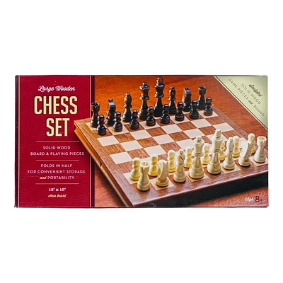 Large Wooden Chess Set