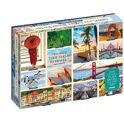 1000 Places to See Before You Die 1000 Piece Puzzle