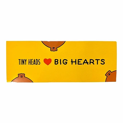 Tiny Headed Sticker Rectangle Big Hearts