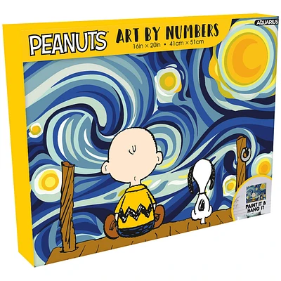 Aquarius Peanuts Starry Night Art By Numbers Painting Kit for only USD 29.99 | Hallmark