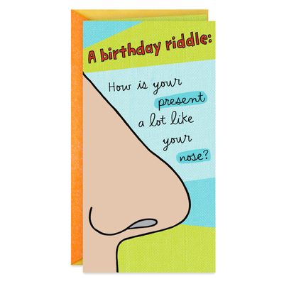 You Pick It Funny Money Holder Birthday Card