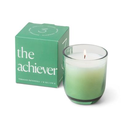 Paddywax Enneagram Achiever Tobacco and Patchouli Jar Candle. 6 oz.