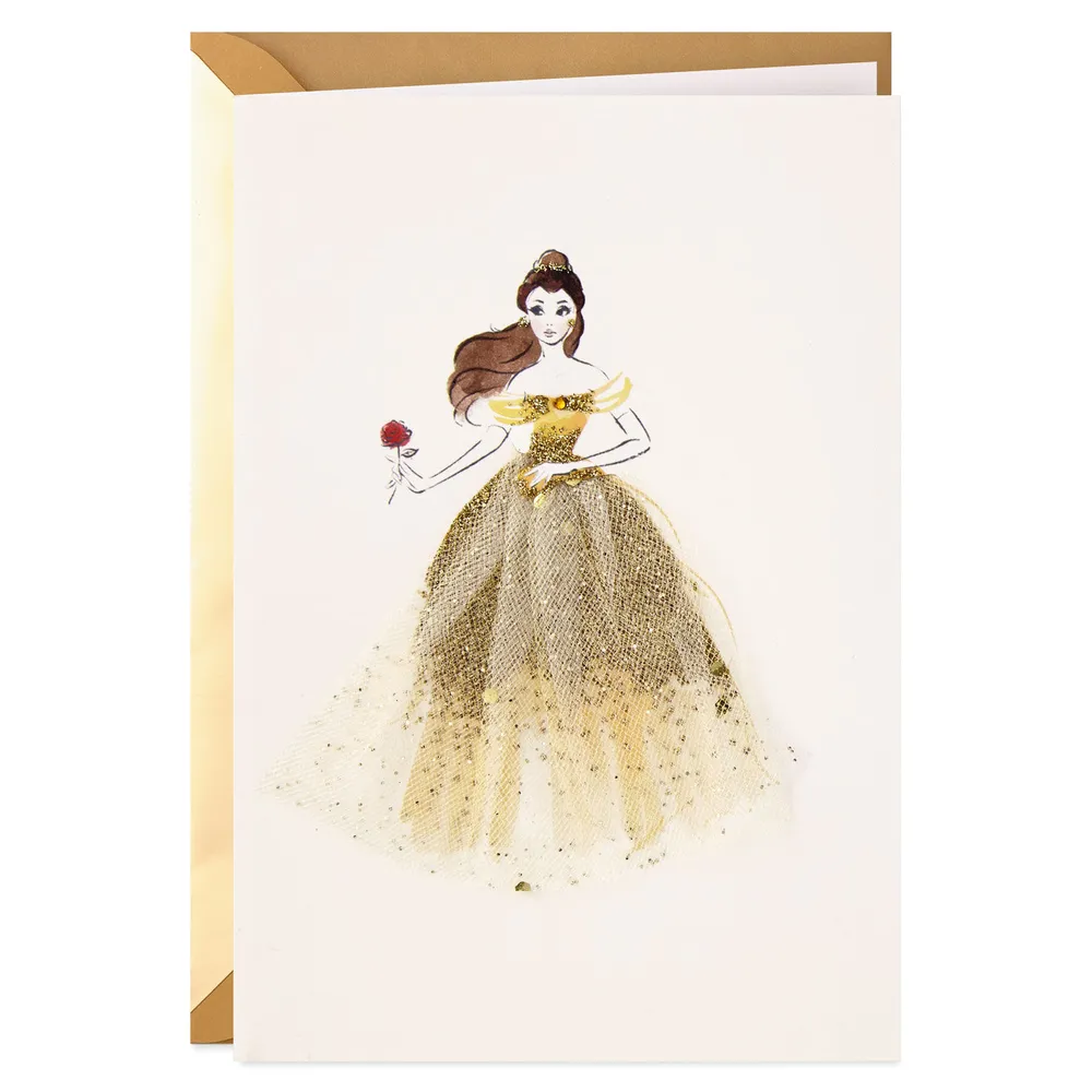 Disney Princess Belle Dreams Come True Birthday Card for only USD 8.99 | Hallmark