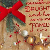 A Happy Holiday Together Christmas Card for Daughter and Family for only USD 5.59 | Hallmark