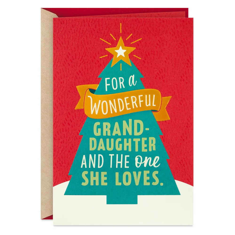 You Mean So Much Christmas Card for Granddaughter and Her Love for only USD 4.59 | Hallmark