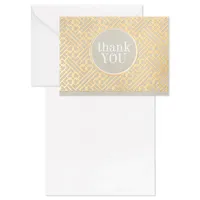 Gray and Gold Bulk Blank Thank-You Notes, Pack of 50 for only USD 13.99 | Hallmark