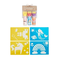 Mud Pie Kids' Roller Chalk Set With Fairy-Tale Stencils for only USD 18.50 | Hallmark