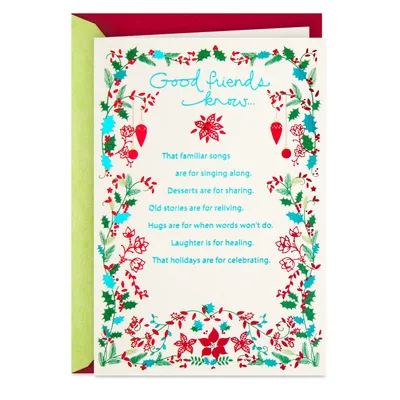 Friendship Is Forever Christmas Card for Friend for only USD 5.29 | Hallmark