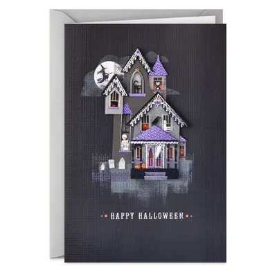Spirited Haunted House Halloween Card for only USD 6.99 | Hallmark