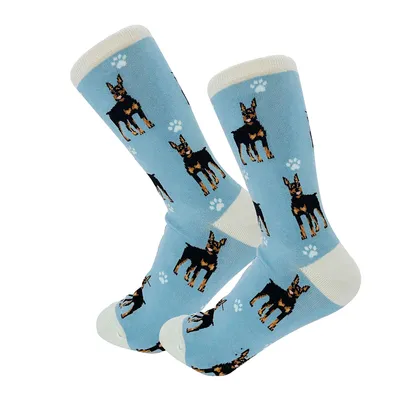E&S Pets Doberman Pinscher Novelty Crew Socks for only USD 11.99 | Hallmark