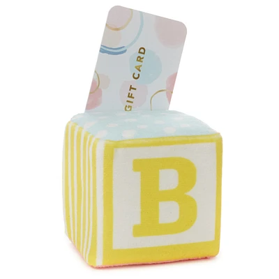 Baby Block Plush Gift Card Holder for only USD 7.99 | Hallmark