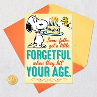 Peanuts® Snoopy and Woodstock Forgetful Funny Birthday Card for only USD 2.99 | Hallmark