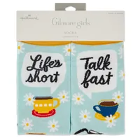 Gilmore Girls Life's Short, Talk Fast Crew Socks for only USD 14.99 | Hallmark