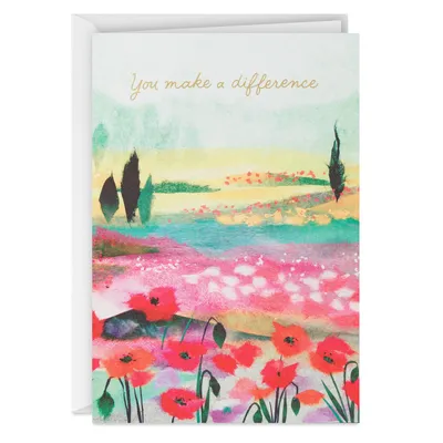 ArtLifting You Make a Difference Thank-You Card for only USD 3.99 | Hallmark