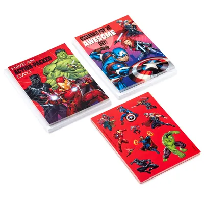 Marvel Avengers Kids Assorted Valentines With Stickers, Pack of 24 for only USD 9.99 | Hallmark