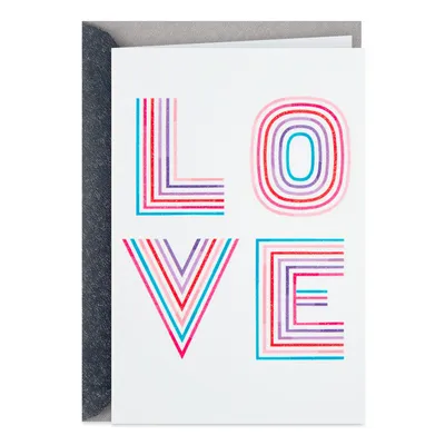 Love You Letters Valentine's Day Card for only USD 2.99 | Hallmark