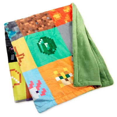 Minecraft Game Icons Throw Blanket, 51x62 for only USD 34.99 | Hallmark