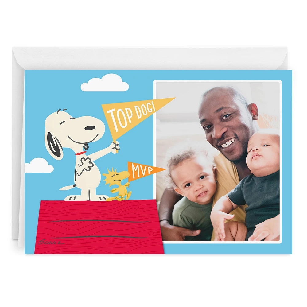 Personalized Peanuts® Snoopy Top Dog Photo Card for only USD 4.99 | Hallmark