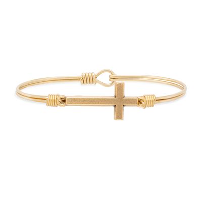 Luca + Danni Cross Gold Bangle Bracelet