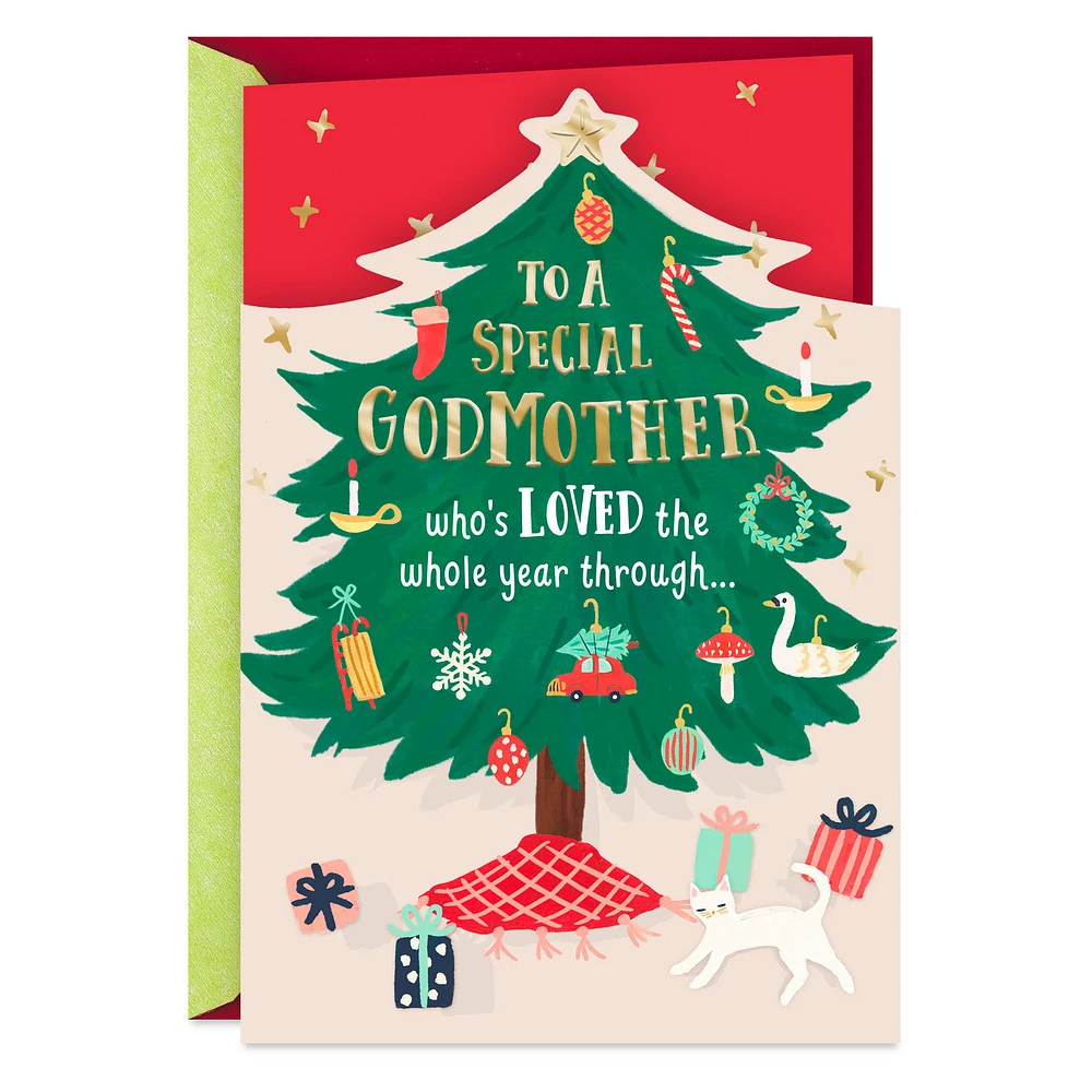 Counting My Blessings Christmas Card for Godmother for only USD 2.99 | Hallmark