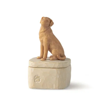 Willow Tree Light Brown Dog Figurine Keepsake Box for only USD 46.99 | Hallmark