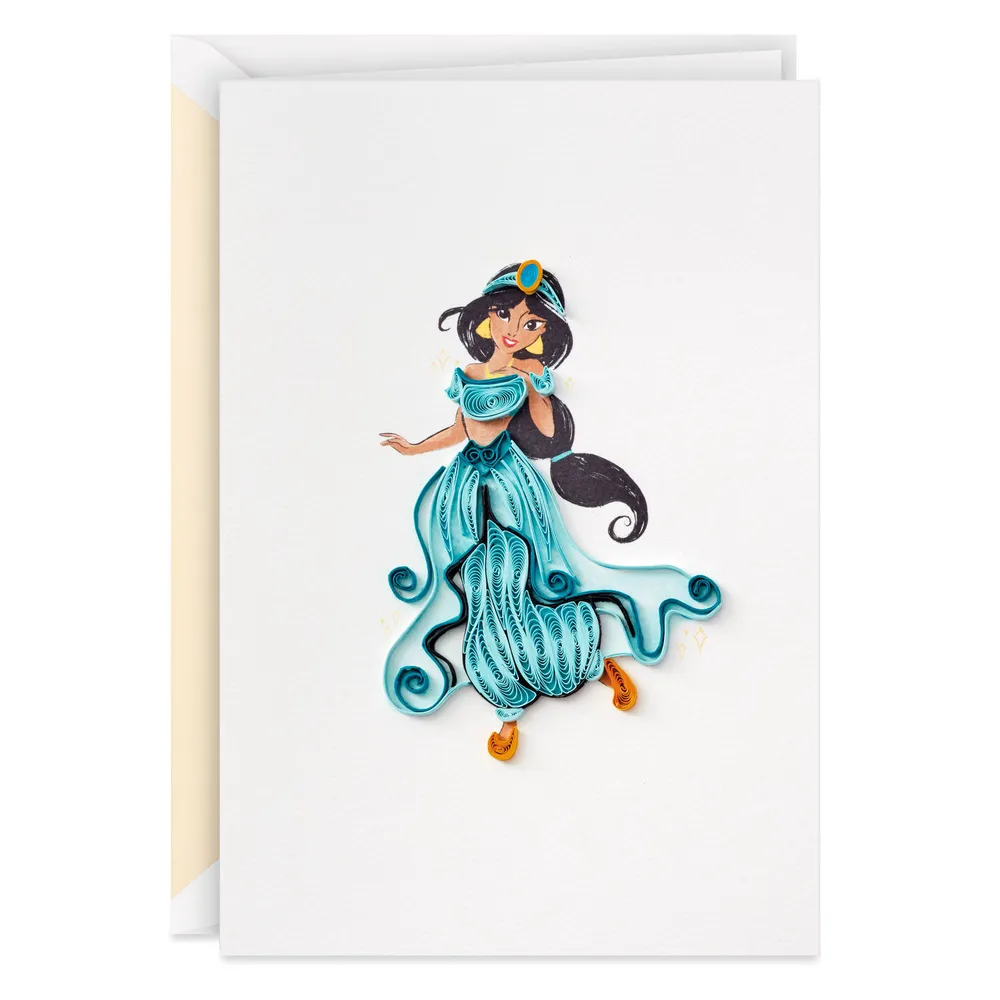 Disney Princess Jasmine Magical Day Quilled Paper Handmade Card for only USD 12.99 | Hallmark