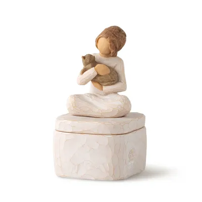 Willow Tree Kindness Girl With Cat Figurine Keepsake Box for only USD 46.99 | Hallmark