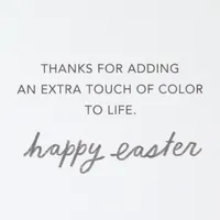 Every Shade of Grateful for You Easter Card for only USD 3.99 | Hallmark