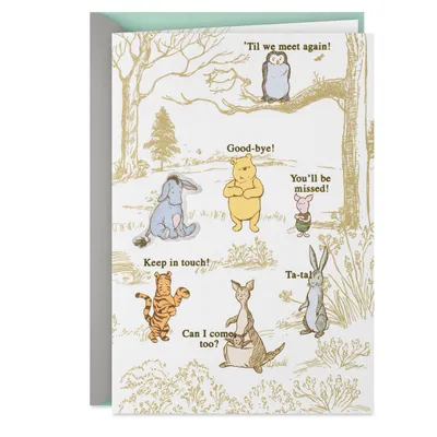 Disney Winnie the Pooh Gloomy Without You Goodbye Card for only USD 4.99 | Hallmark