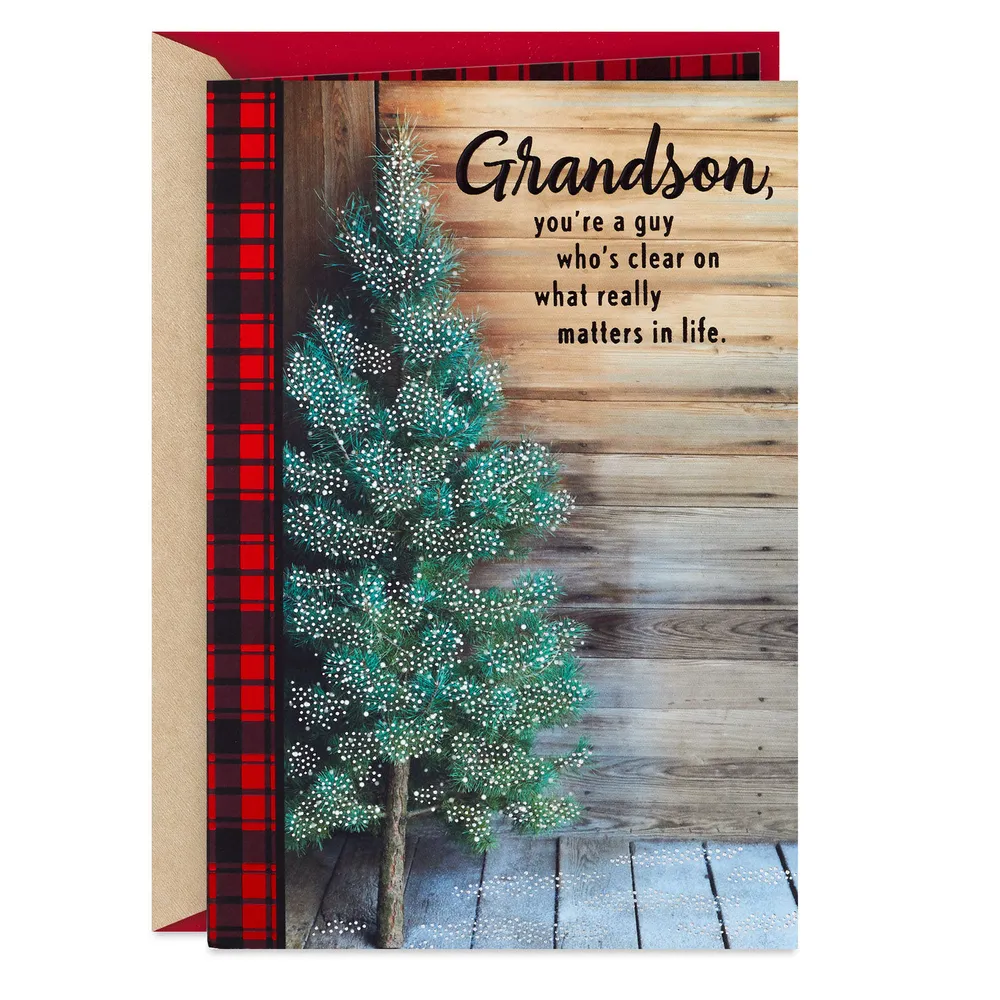 You Know What Matters Christmas Card for Grandson for only USD 5.99 | Hallmark