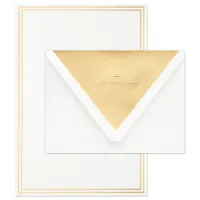 Double Gold Border Stationery Set, Box of 20 for only USD 14.99 | Hallmark