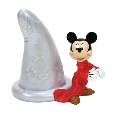 Disney 100 Years of Wonder Sorcerer's Apprentice Mickey Mouse Figurine, 5.5" for only USD 65.00 | Hallmark